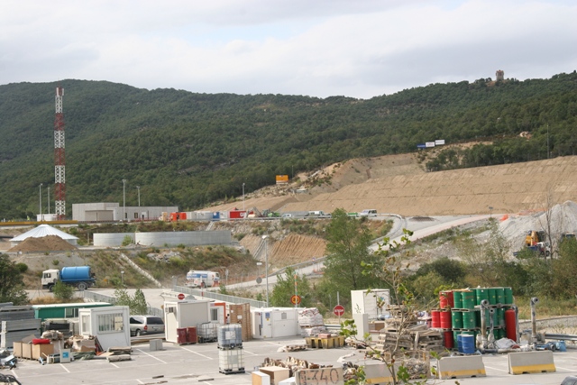 Obres del túnel del Pertús
